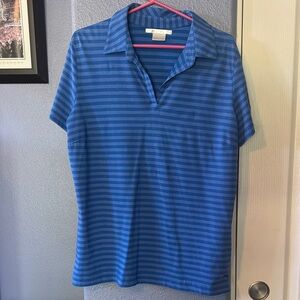Nike Blue Striped Women's Top